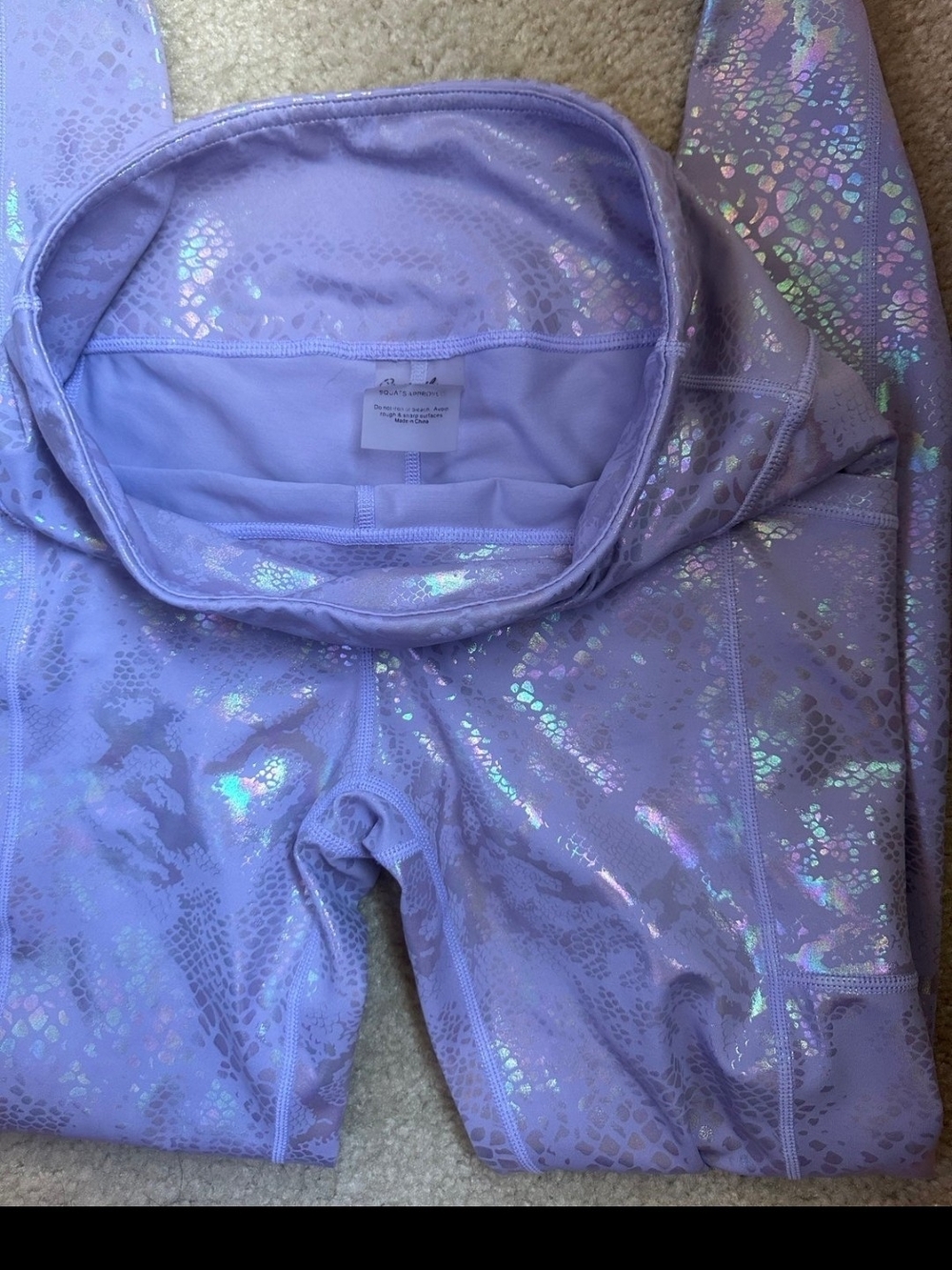 Constantly Varied Gear Iridescent Lavender High-Waist Leggings - Picture 3 of 3